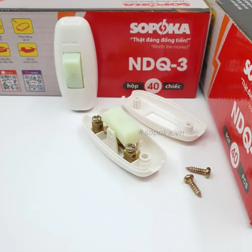Công Tắc Treo 5A Dạ Quang Hình Quả Nhót NDQ-3 SOPOKA