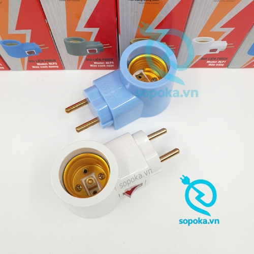 Đui Đèn Liền Phích Cắm Có Công Tắc Kích Cỡ E27 ĐLP SOPOKA