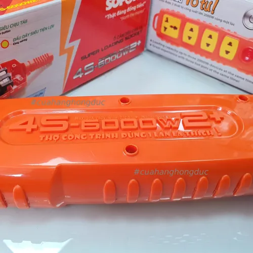 Ổ Cắm Điện 4 Lỗ 6000W Không Dây Nút Nguồn 4S-6000W2+ SOPOKA