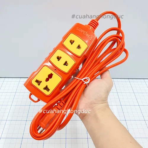 Ổ Cắm Điện 3 Lỗ 3000W Siêu Chịu Tải T3000W SOPOKA