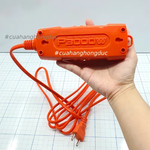 Ổ Cắm Điện 3 Lỗ 3000W Siêu Chịu Tải T3000W SOPOKA