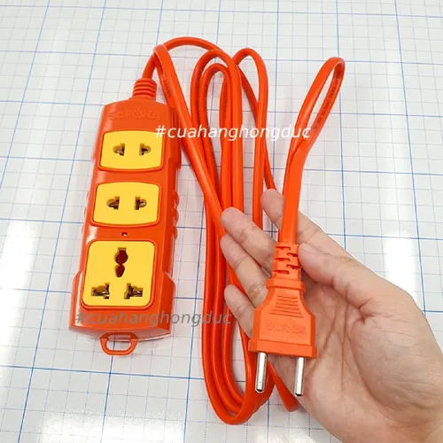 Ổ Cắm Điện 3 Lỗ 3000W Siêu Chịu Tải T3000W SOPOKA