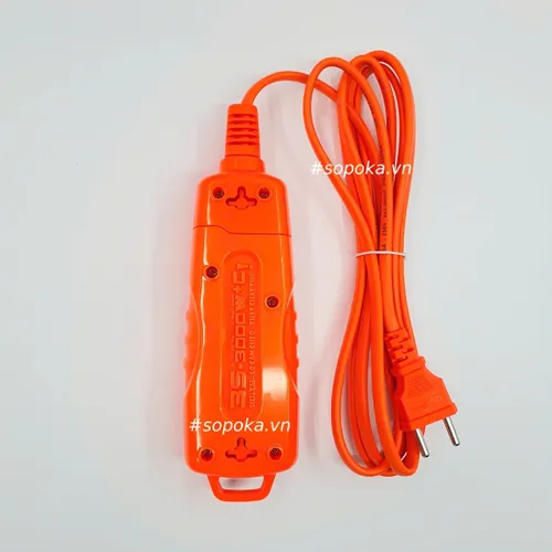 Ổ Cắm Điện 3 Lỗ Chéo 3000W Cắm Không Vướng 3C-3000W SOPOKA