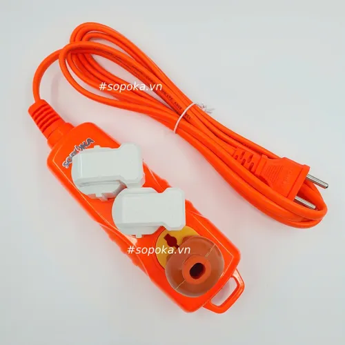 Ổ Cắm Điện 3 Lỗ Chéo 3000W Cắm Không Vướng 3C-3000W SOPOKA