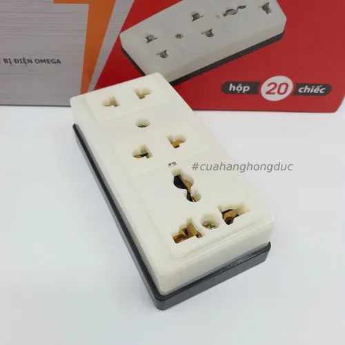 Ổ Cắm Điện 3 Lỗ Gắn Táp Lô T32 SOPOKA
