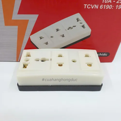 Ổ Cắm Điện 3 Lỗ Gắn Táp Lô T32 SOPOKA