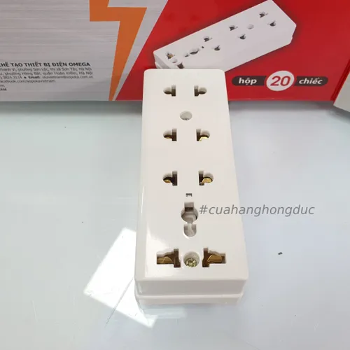 Ổ Cắm Điện 4 Lỗ Gắn Tường Gắn Táp Lô E26 SOPOKA