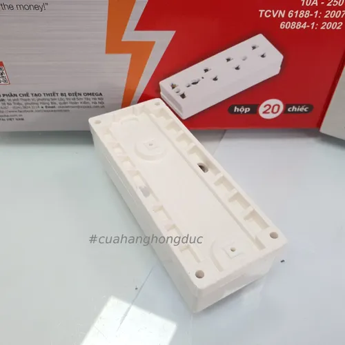 Ổ Cắm Điện 4 Lỗ Gắn Tường Gắn Táp Lô E26 SOPOKA