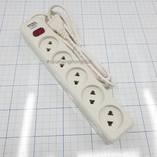 Ổ Cắm Điện 5 Lỗ Chéo Âm Lõi Sứ 2200W 5L2 SOPOKA