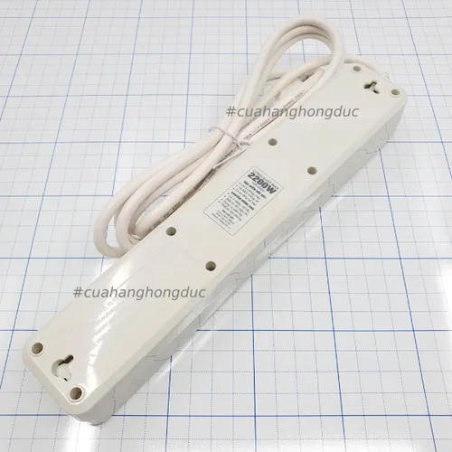 Ổ Cắm Điện 5 Lỗ Chéo Âm Lõi Sứ 2200W 5L2 SOPOKA
