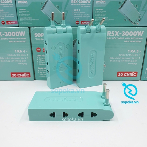 Ổ Chia Điện 5 Cổng SOPOKA R5X-3000W Cổ Xoay 180° 3000W