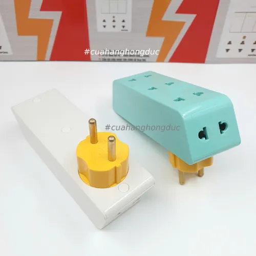 Phích Cắm Chia Điện 5 Lỗ Cổ Xoay Cao P26 SOPOKA