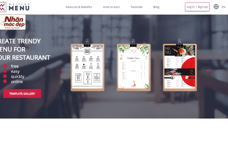 Thiết kế menu quán cafe, trà sữa với Waitron Thiết kế menu quán cafe, trà sữa với Waitron