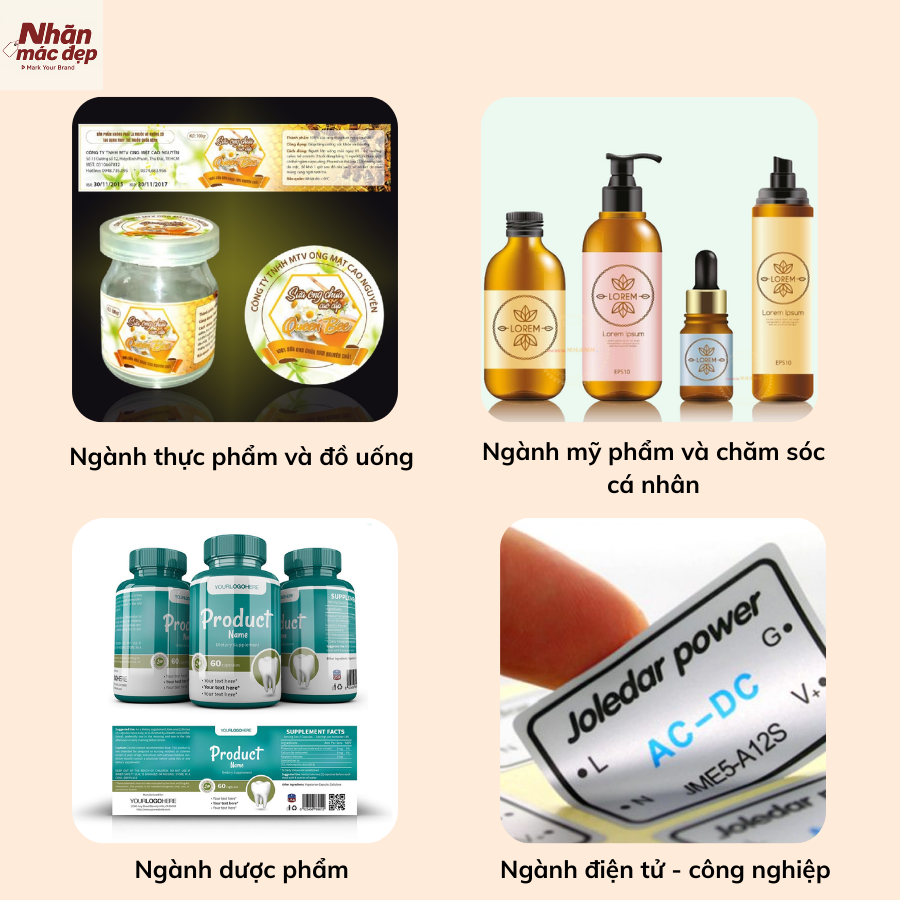 Ứng dụng của tem nhãn Decal trong thực tế Ứng dụng của tem nhãn Decal trong thực tế