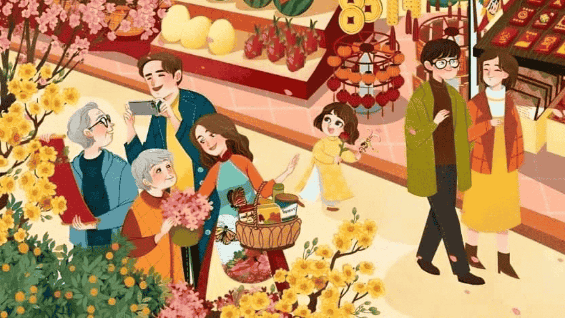 Background gia đình sum vầy 3 Background gia đình sum vầy 3