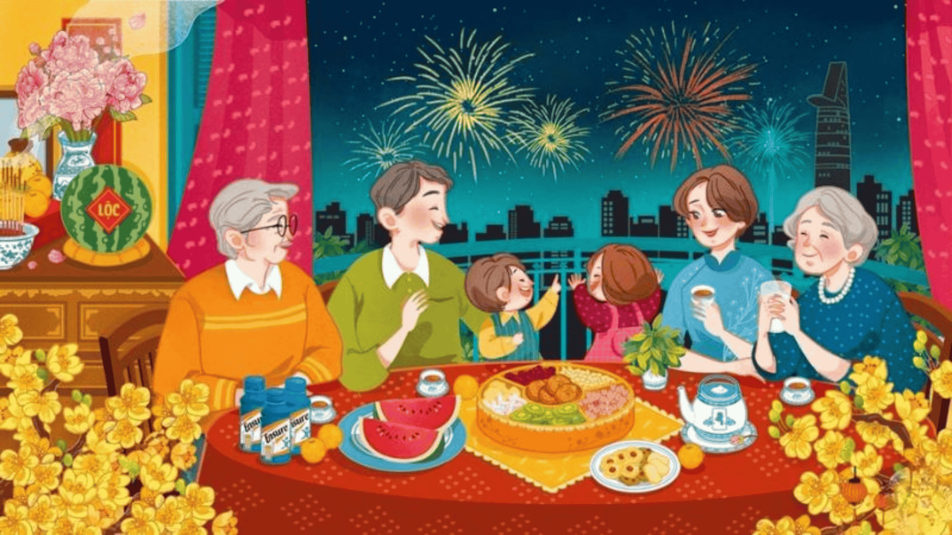 Background gia đình sum vầy 4 Background gia đình sum vầy 4