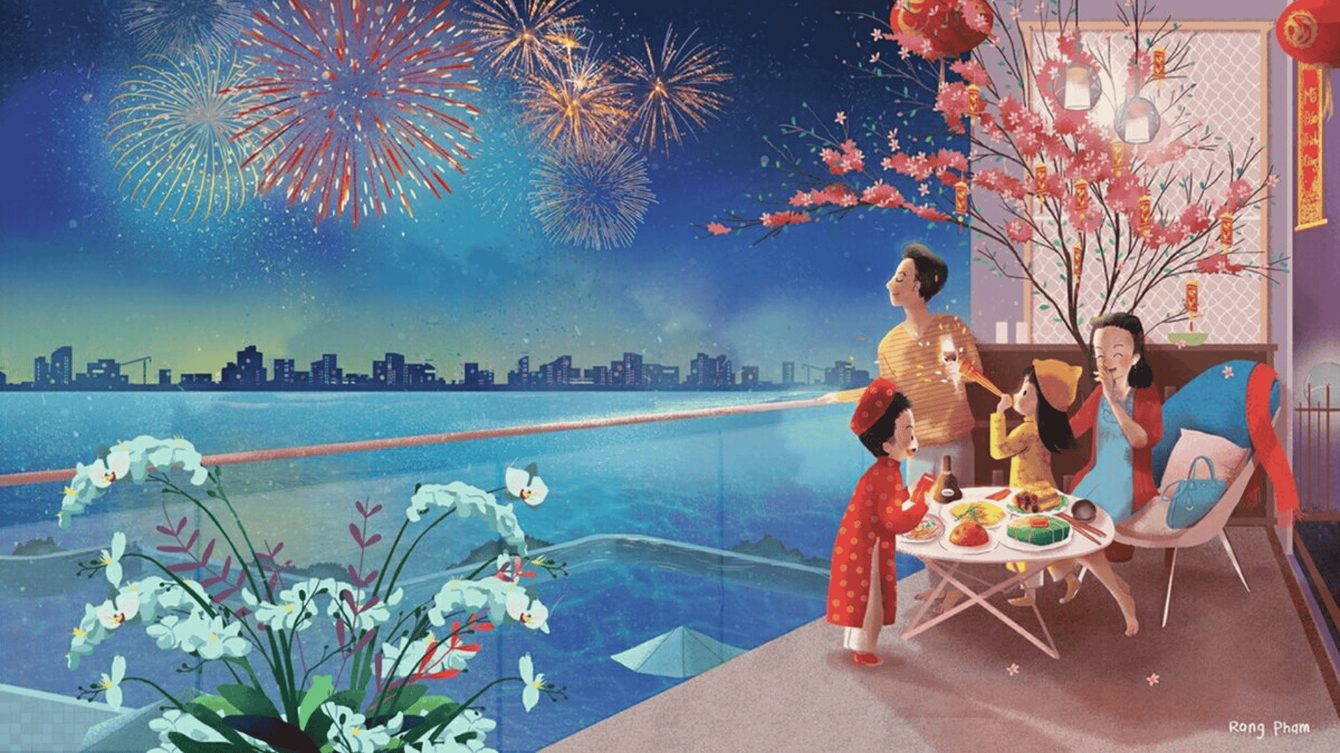 Background gia đình sum vầy 5 Background gia đình sum vầy 5