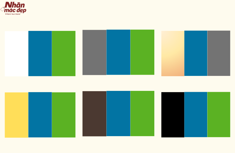 Nên sử dụng các màu nào để phối hợp với màu xanh? Nên sử dụng các màu nào để phối hợp với màu xanh?