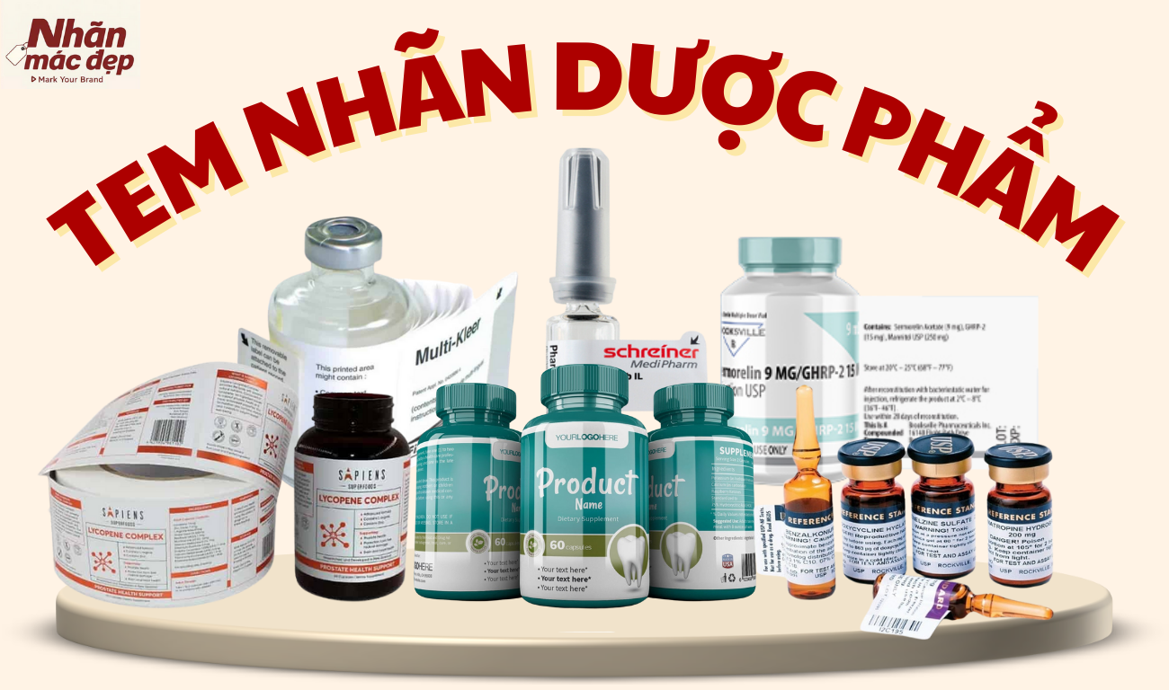 Tem nhãn dược phẩm tại Nhãn Mác Đẹp Tem nhãn dược phẩm tại Nhãn Mác Đẹp