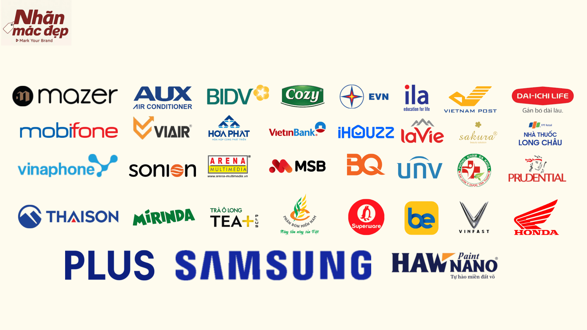 Đối tác của Nhãn Mác Đẹp Asia Đối tác của Nhãn Mác Đẹp Asia