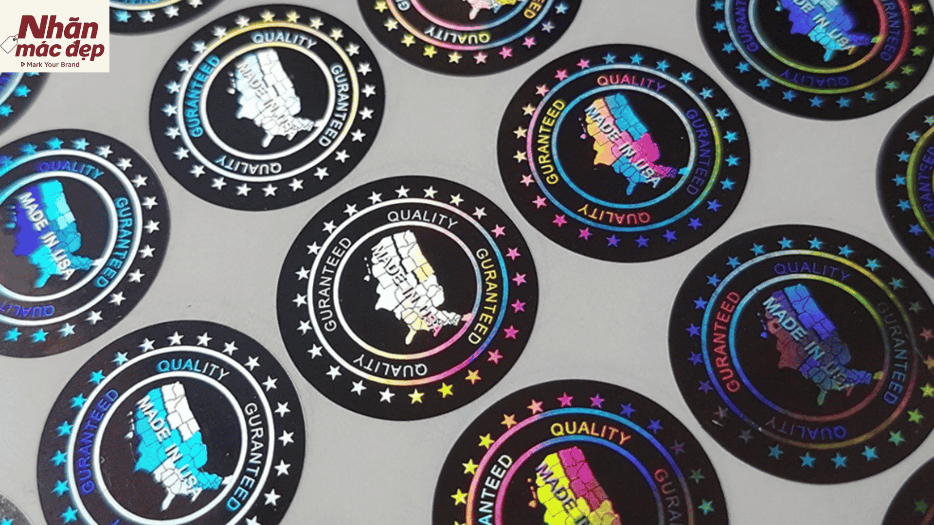 Tem bảo hành hologram (tem 7 màu) Tem bảo hành hologram (tem 7 màu)