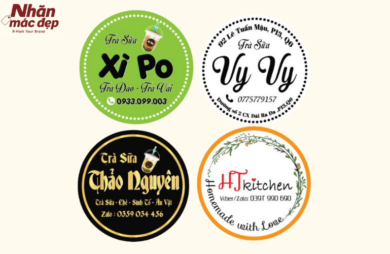 In tem dán logo decal