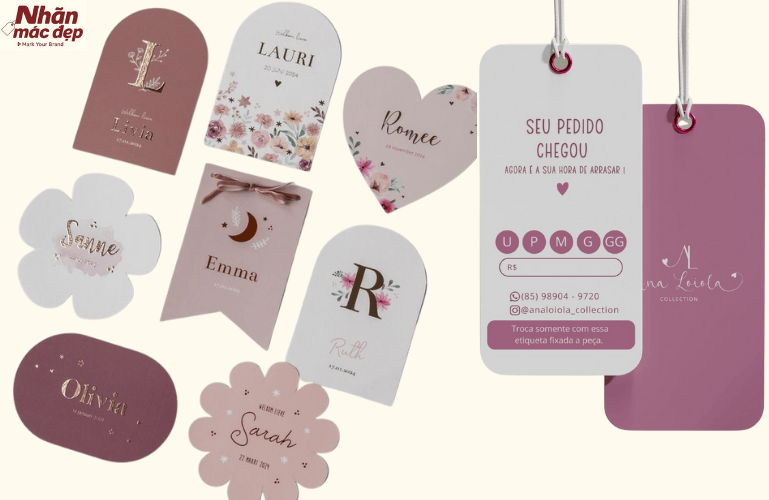 Mẫu tag treo quần áo tham khảo 1 Mẫu tag treo quần áo tham khảo 1