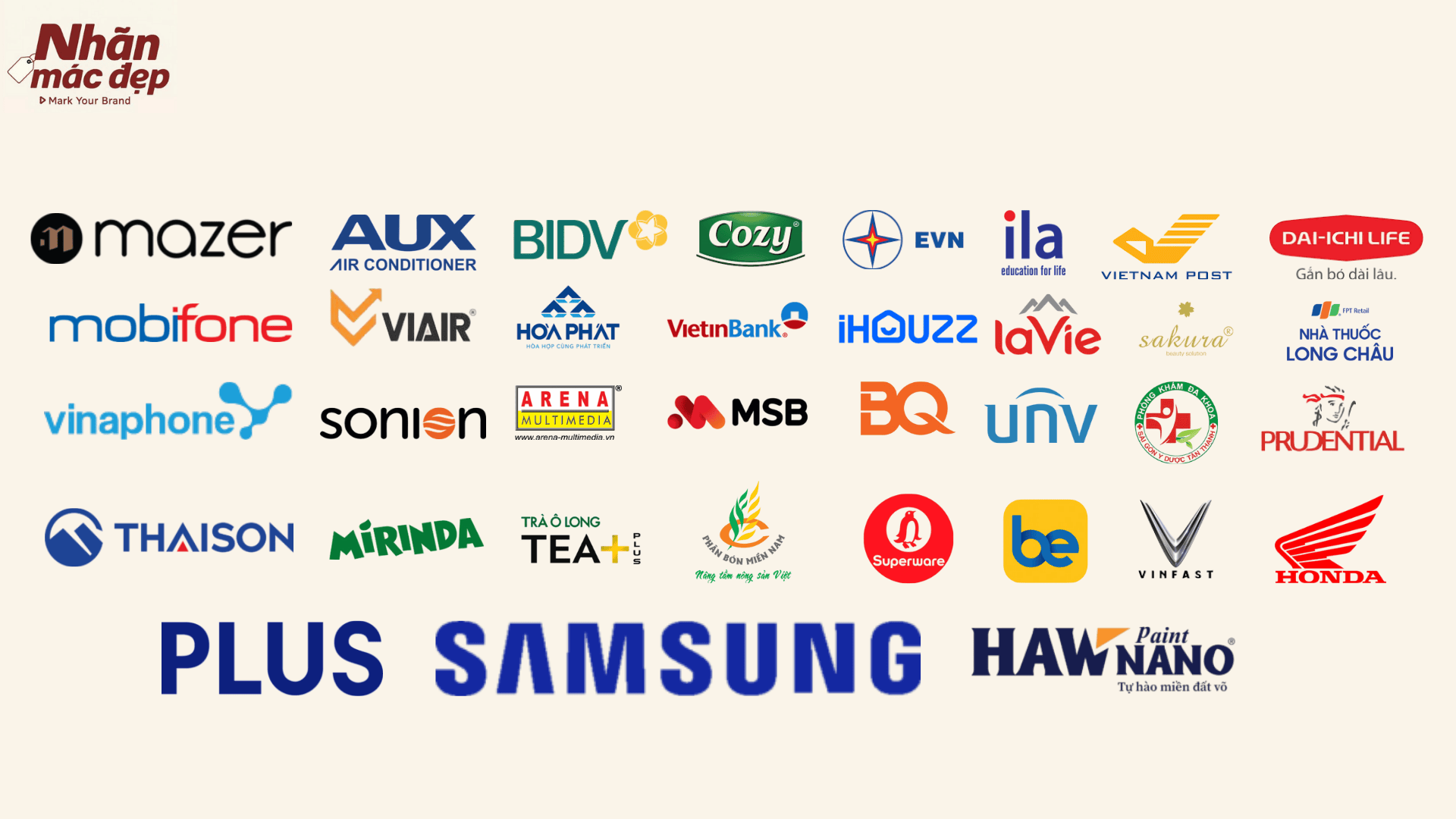 Đối tác của Nhãn Mác Đẹp Asia Đối tác của Nhãn Mác Đẹp Asia