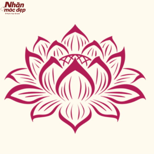 Mẫu logo hoa sen 1 Mẫu logo hoa sen 1