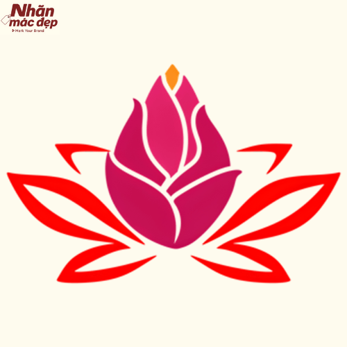 Mẫu logo hoa sen 10 Mẫu logo hoa sen 10