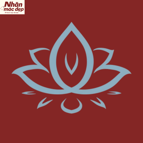 Mẫu logo hoa sen 11 Mẫu logo hoa sen 11