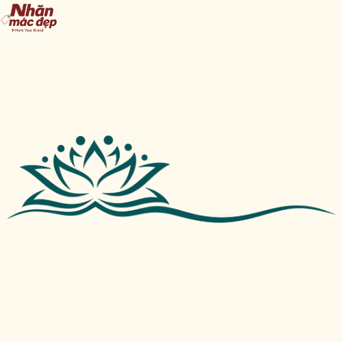 Mẫu logo hoa sen 13 Mẫu logo hoa sen 13
