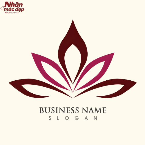 Mẫu logo hoa sen 14 Mẫu logo hoa sen 14