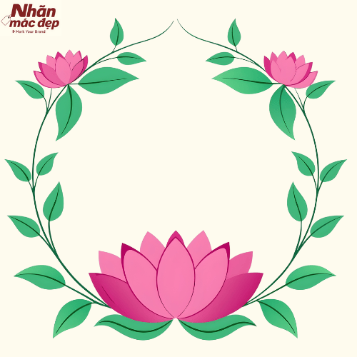 Mẫu logo hoa sen 17 Mẫu logo hoa sen 17