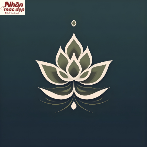 Mẫu logo hoa sen 18 Mẫu logo hoa sen 18