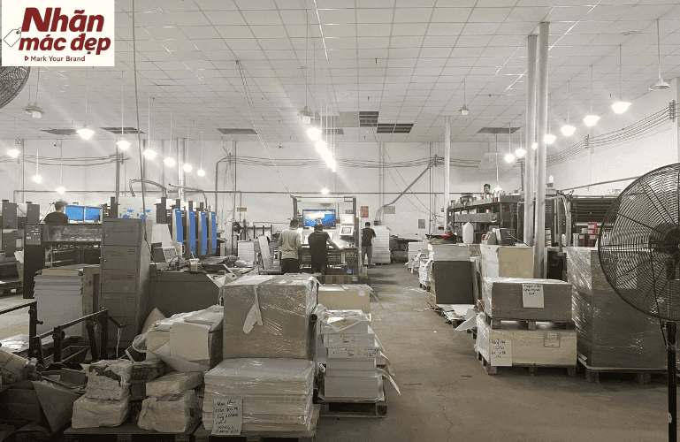 Xưởng in của Nhãn Mác Đẹp Asia Xưởng in của Nhãn Mác Đẹp Asia