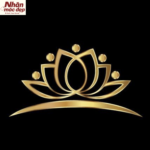 Mẫu logo hoa sen 4 Mẫu logo hoa sen 4