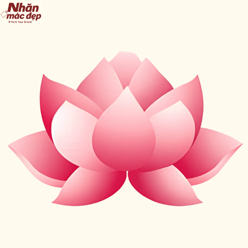 Mẫu logo hoa sen 9 Mẫu logo hoa sen 9