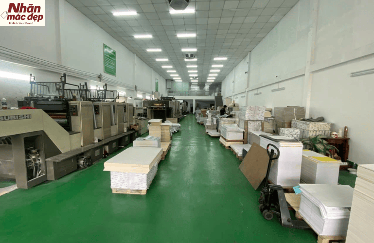 Xưởng in của Nhãn Mác Đẹp Asia Xưởng in của Nhãn Mác Đẹp Asia