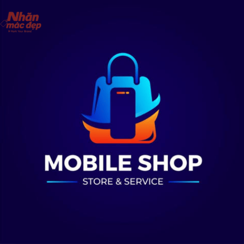 Mẫu logo điện thoại có sóng kết nối 7 Mẫu logo điện thoại có sóng kết nối 7