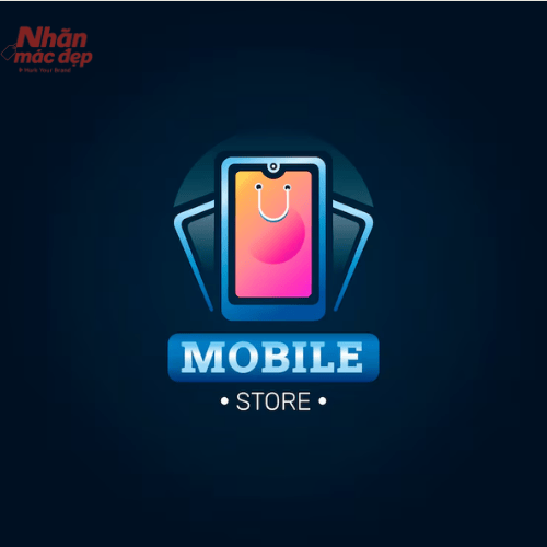 Mẫu logo điện thoại kèm giỏ hàng 4 Mẫu logo điện thoại kèm giỏ hàng 4