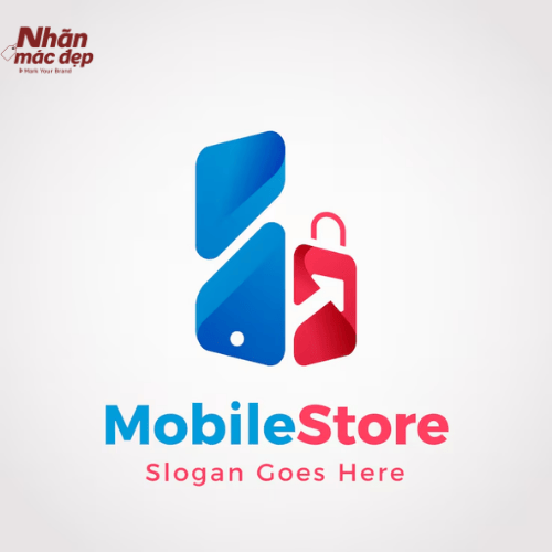Mẫu logo điện thoại kèm giỏ hàng 5 Mẫu logo điện thoại kèm giỏ hàng 5