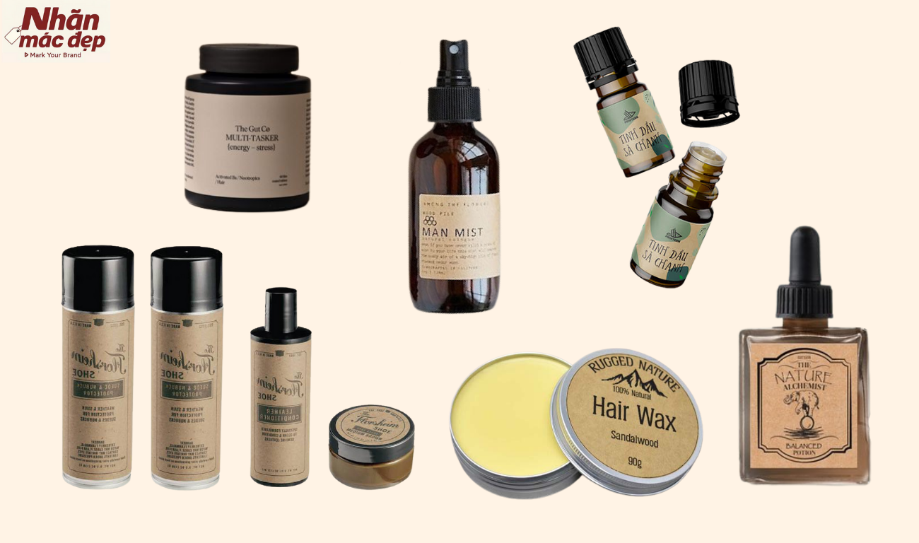 Tem nhãn mỹ phẩm organic, handmade Tem nhãn mỹ phẩm organic, handmade