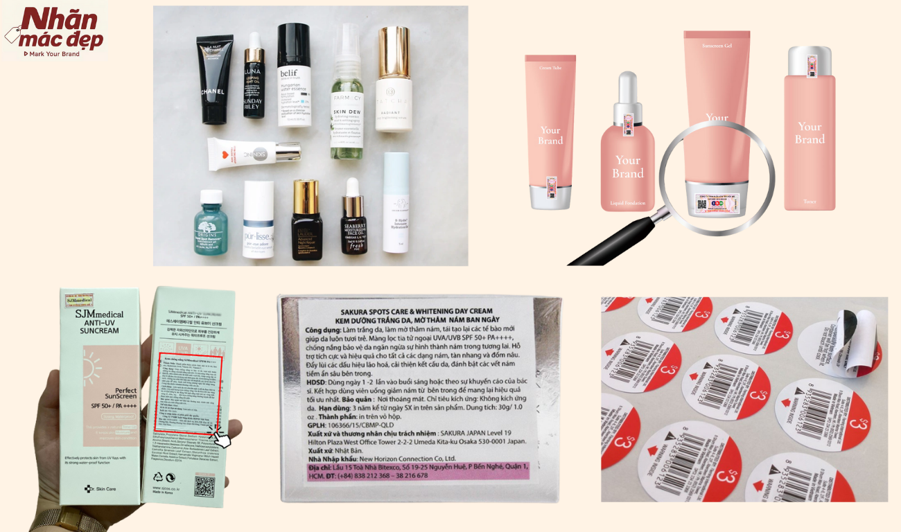 Tem nhãn son, phấn, cushion Tem nhãn son, phấn, cushion