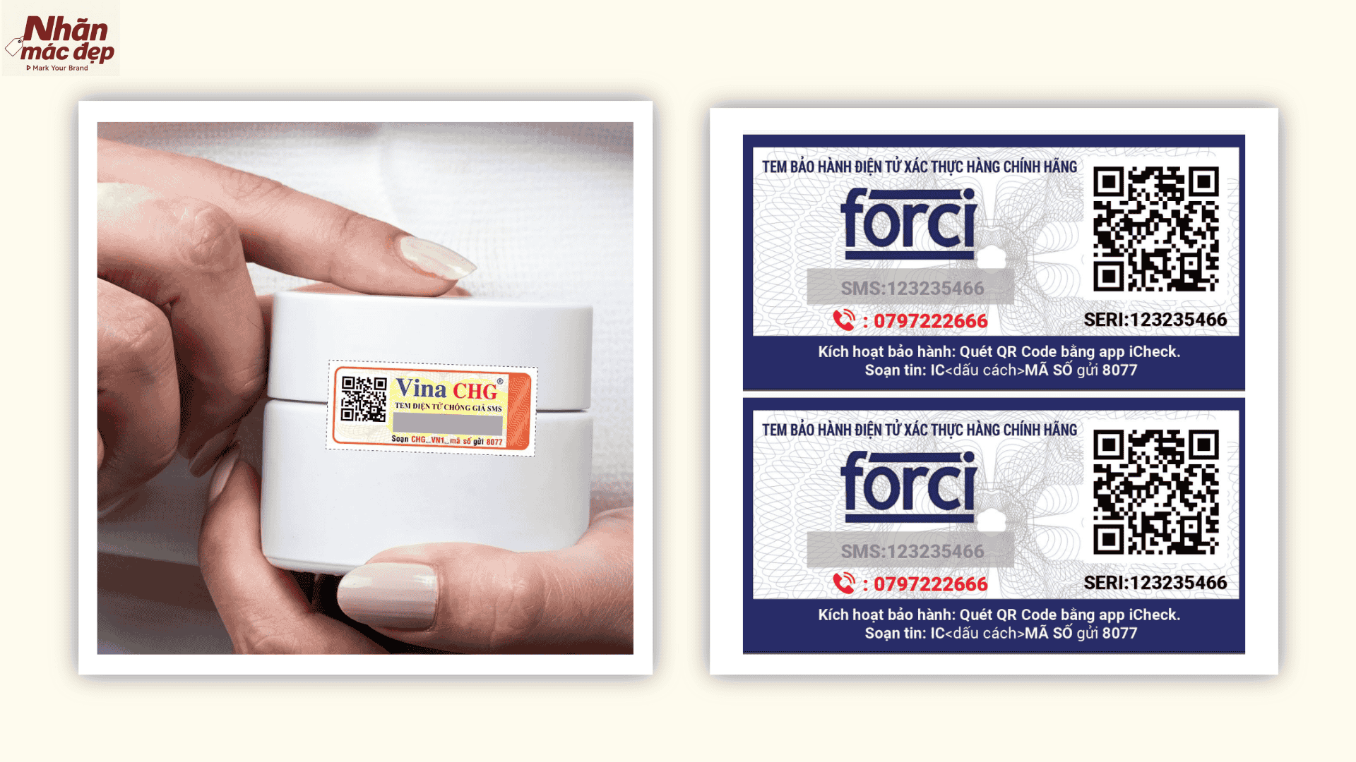 Những mẫu tem chống hàng giả tại Nhãn Mác Đẹp Asia Những mẫu tem chống hàng giả tại Nhãn Mác Đẹp Asia
