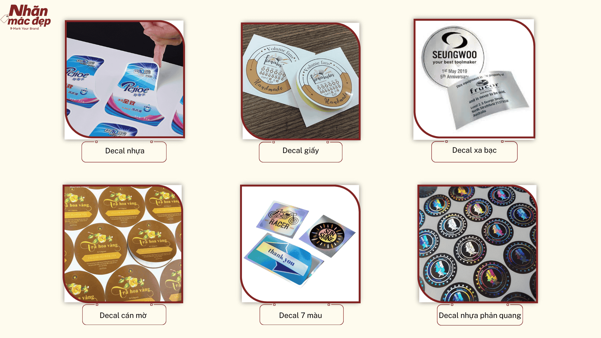 Các chất liệu in thường dùng Các chất liệu in thường dùng