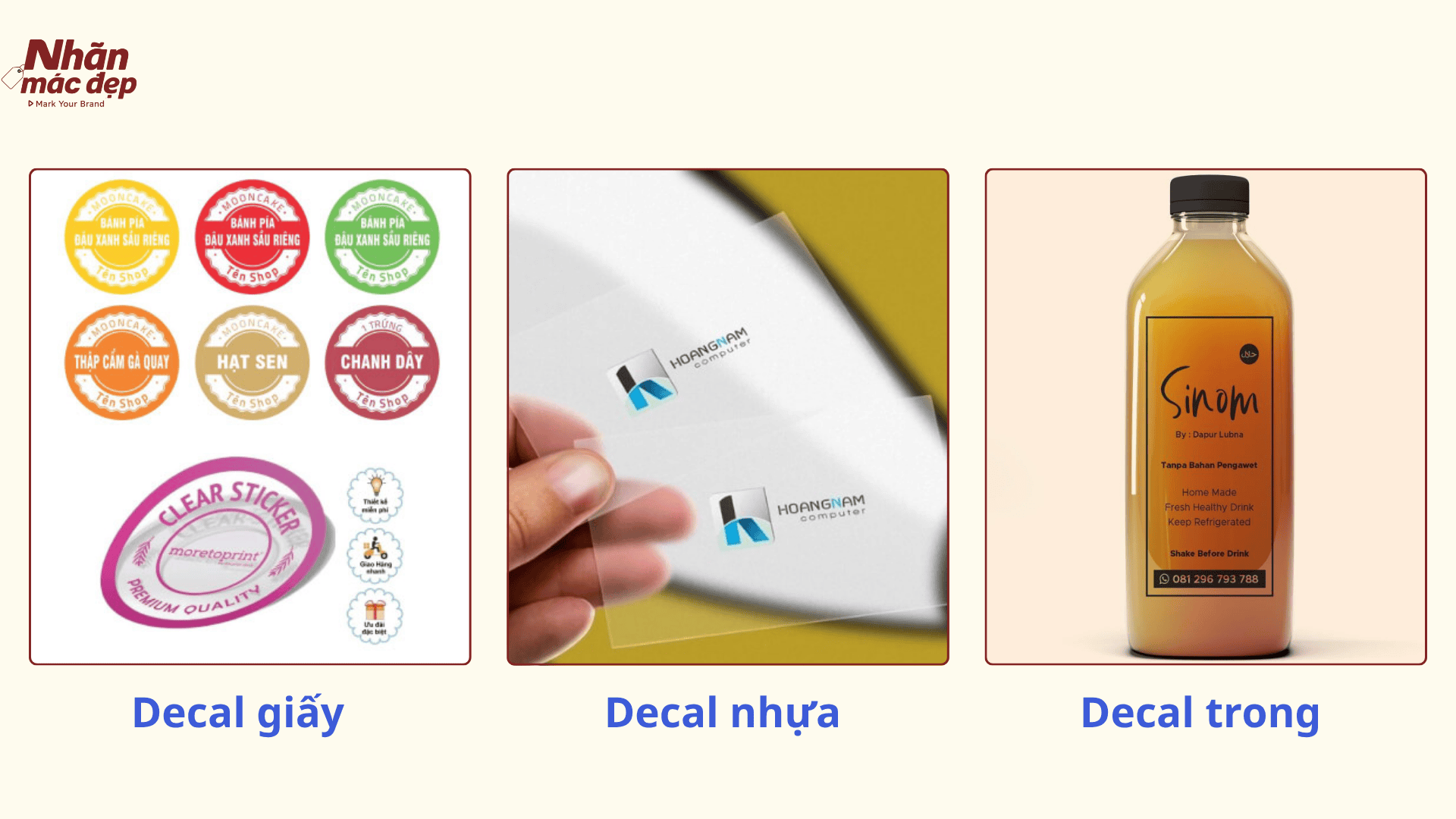 Chất liệu in thường dùng Chất liệu in thường dùng