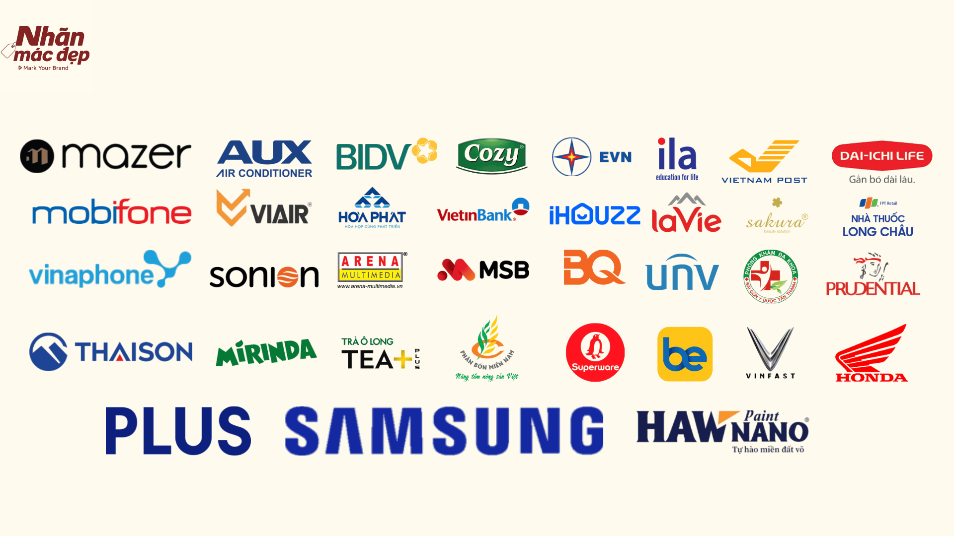 Đối tác của Nhãn Mác Đẹp Asia Đối tác của Nhãn Mác Đẹp Asia