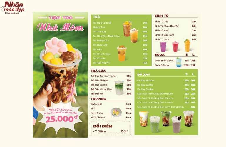 Tham khảo mẫu thiết kế menu quán cafe bình dân 9 Tham khảo mẫu thiết kế menu quán cafe bình dân 9