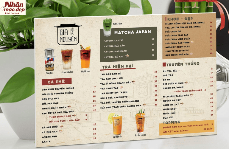 Tham khảo mẫu thiết kế menu cafe hiện đại 4 Tham khảo mẫu thiết kế menu cafe hiện đại 4